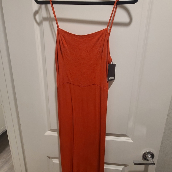Reformation Moxie Dress Size 8 in Fruit Punch orange red - Picture 4 of 6